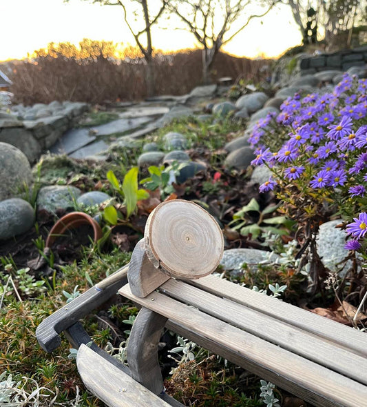 Håndlaget rattkjelke, plass til 1 Dahlsnisse. - Bilde 2
