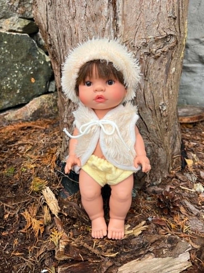 Jente dukken Olivia 37cm, GRATIS sett dukkeklær - Bilde 3