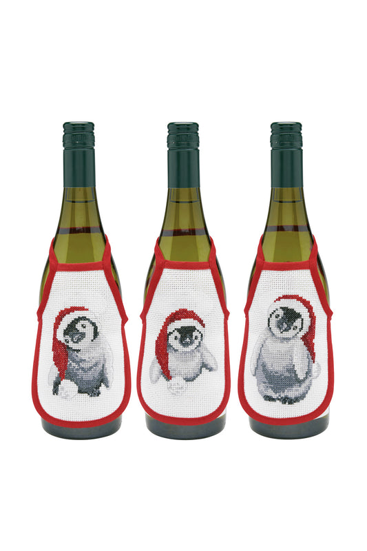 3 Flaske forkle –  Pingviner