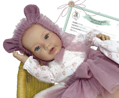 Reborn dukke  Chloe`48cm, 2026 model - Bilde 2
