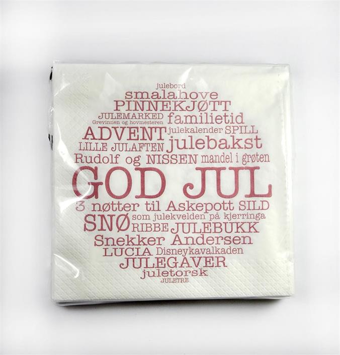 Dahlsdesign juleservietter