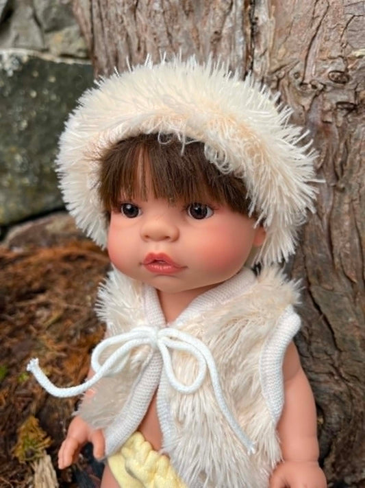 Jente dukken Olivia 37cm, GRATIS sett dukkeklær - Bilde 2