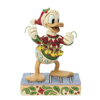Donald Duck fra DISNEY - med bjeller -Disney Traditions - Jim Shore