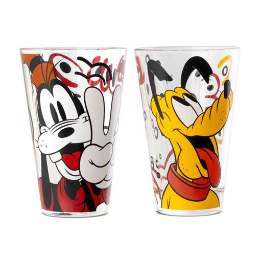 Lanbein & Pluto sett med drikke glass fra Disney